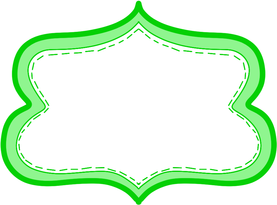 Frame Green Transparent PNG Image