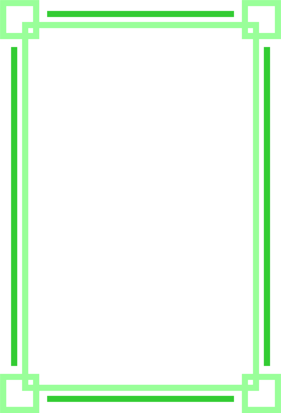 Frame Green Transparent PNG Image