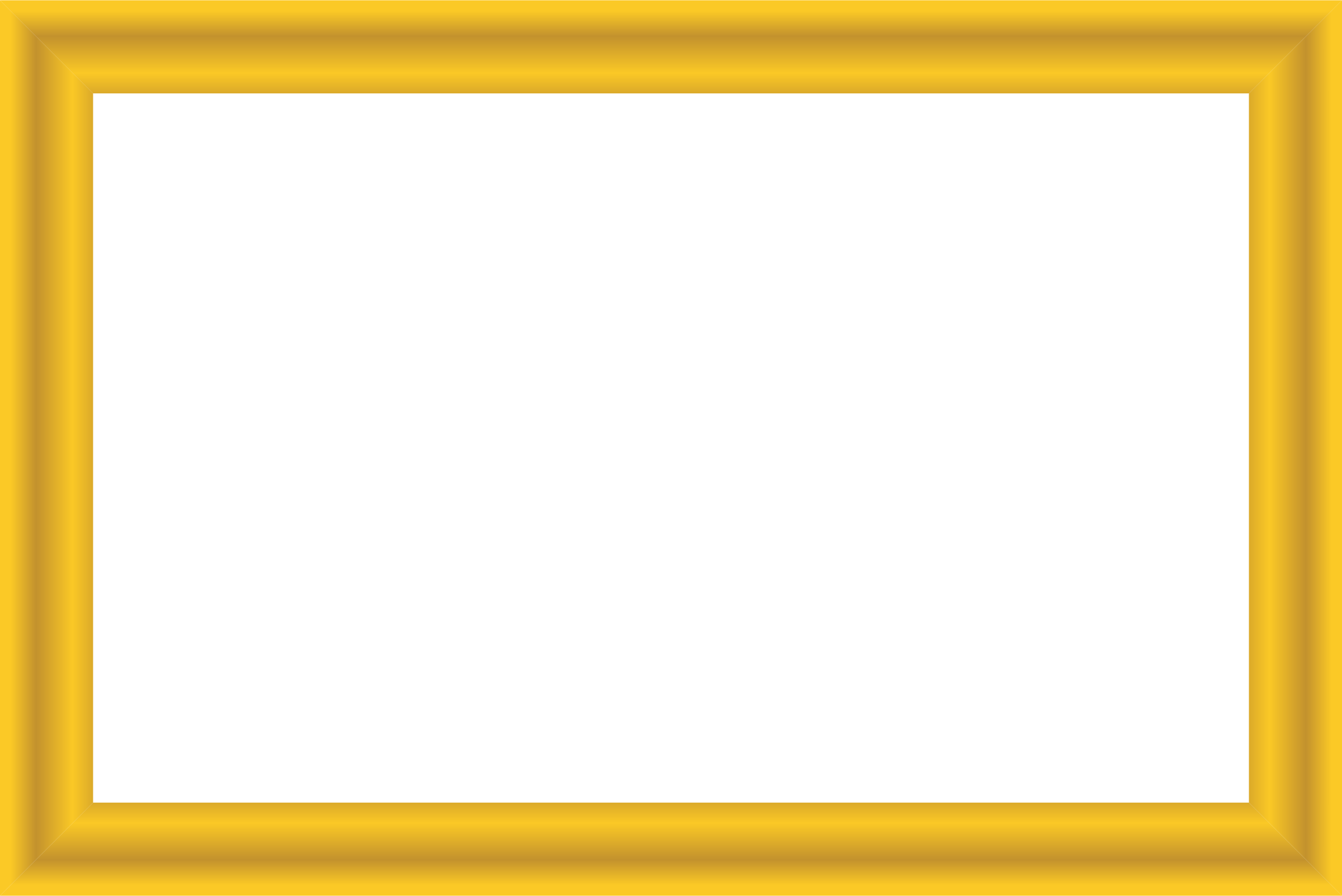 Frame Gold Rectangle Transparent PNG Image