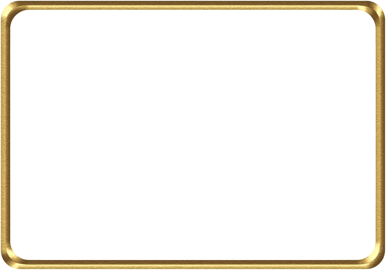 Frame Gold Rectangle Transparent PNG Image