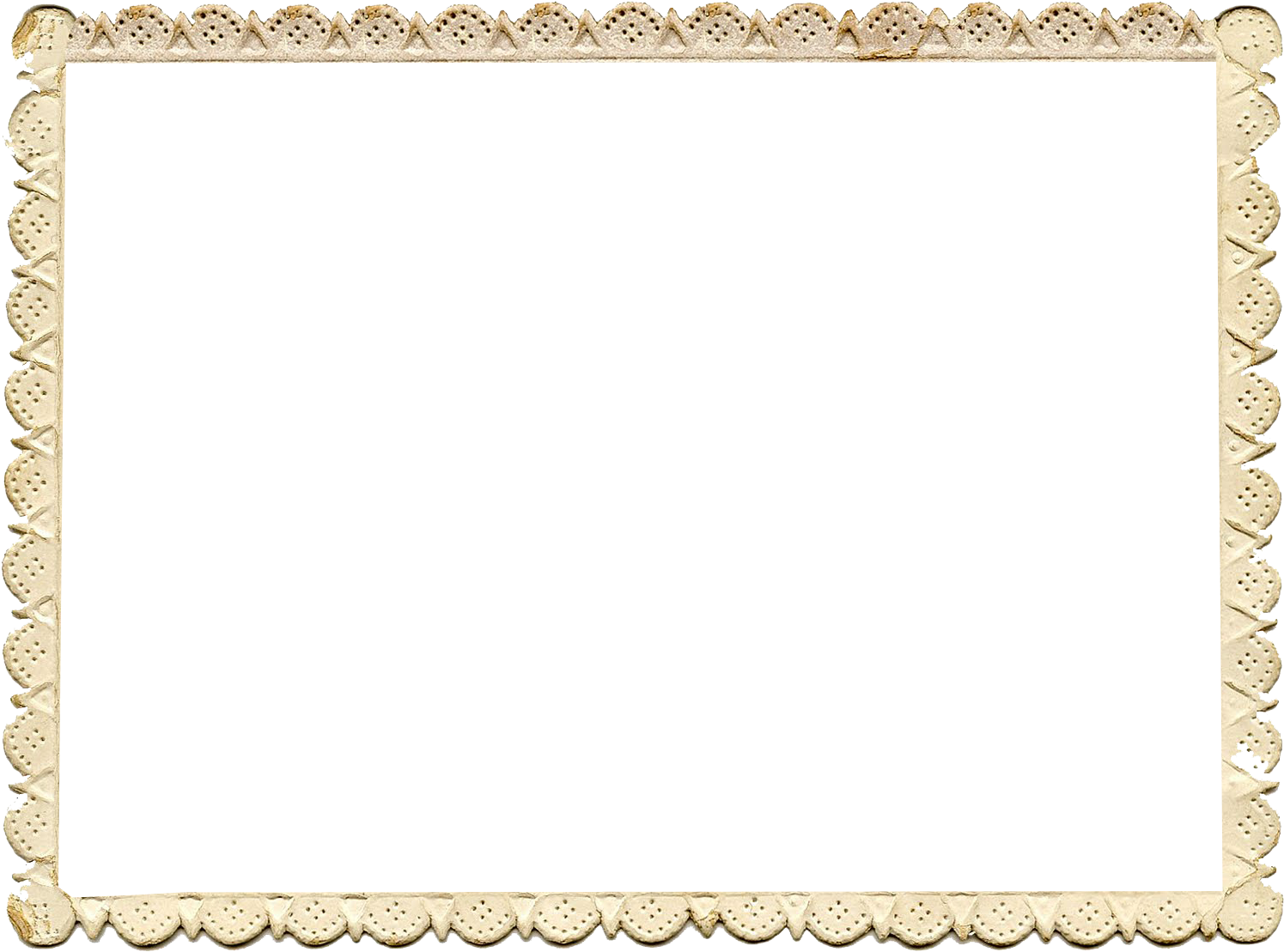 Golden Frame Rectangle Transparent PNG Image