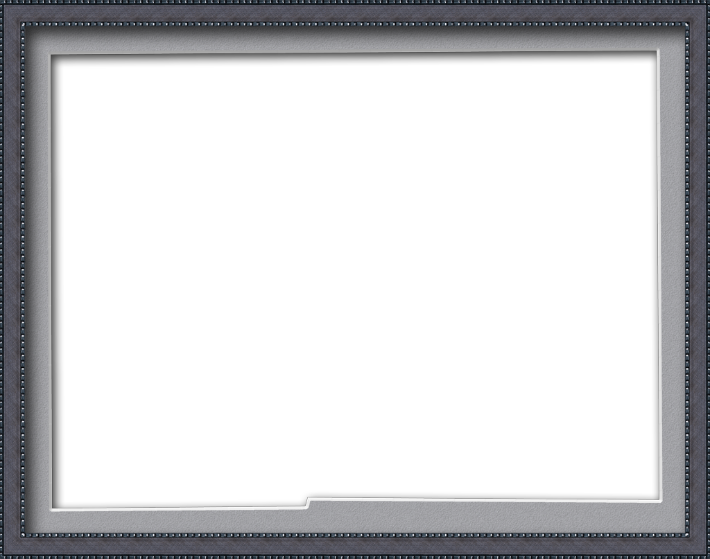 Gray Frame Rectangle Transparent PNG Image