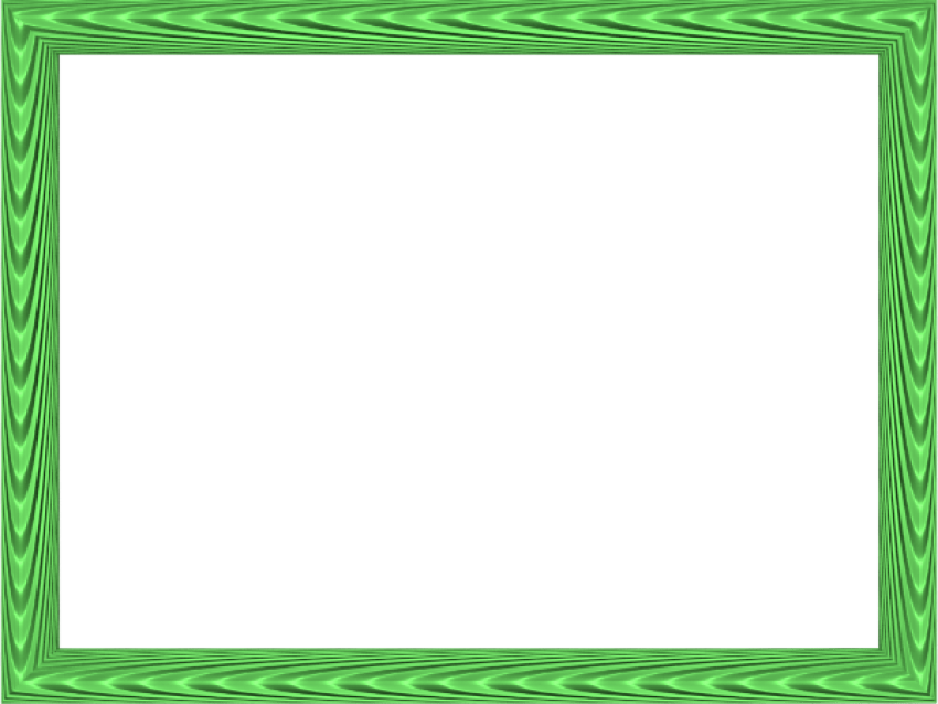 Frame Green Rectangle Transparent PNG Image