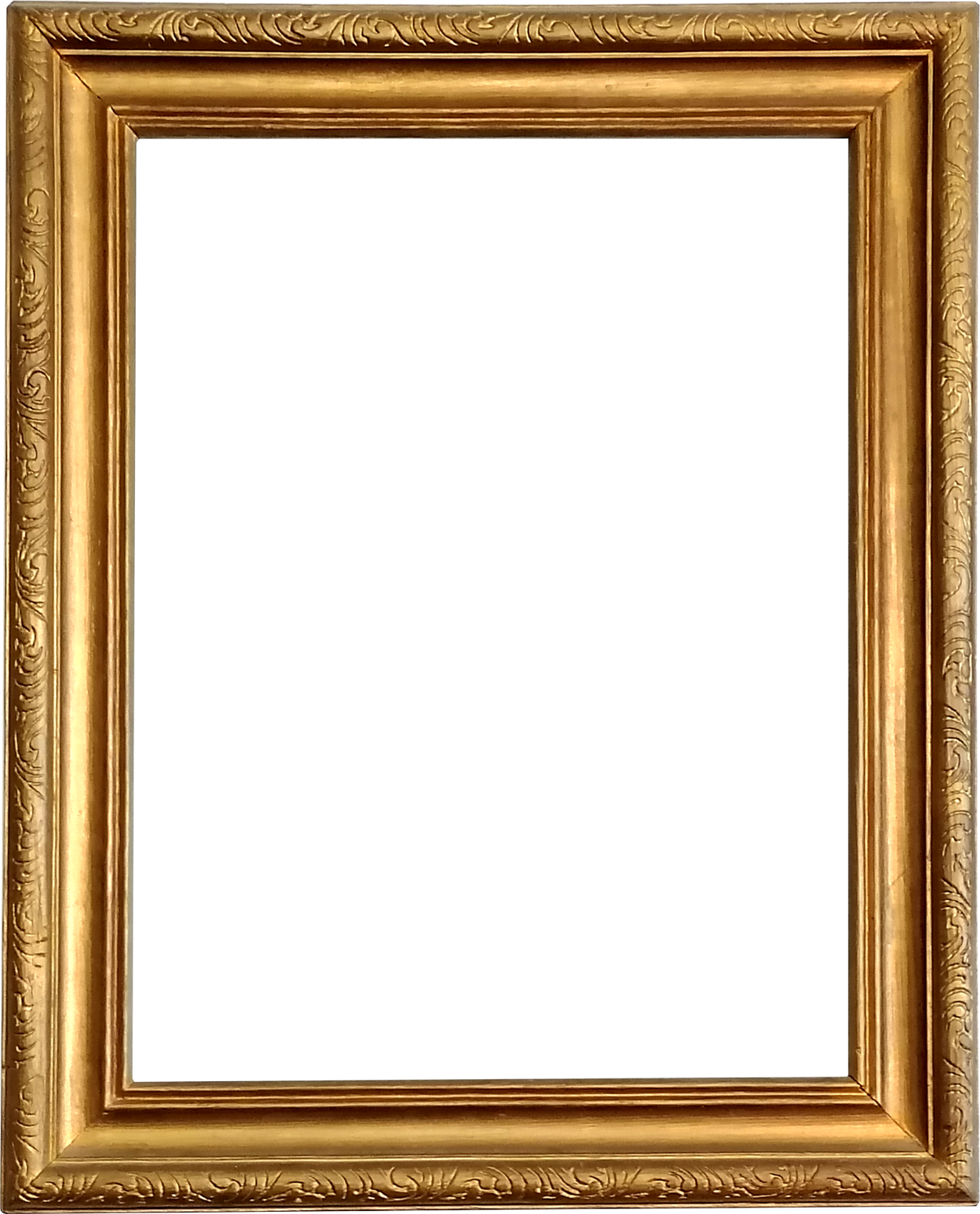 Golden Frame Wedding Transparent PNG Image