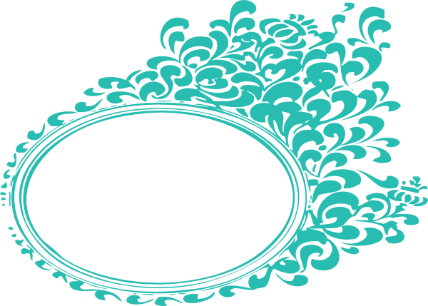 Frame Teal Rectangle Transparent PNG Image
