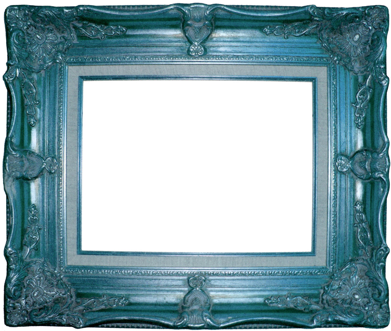 Frame Square Teal Transparent PNG Image