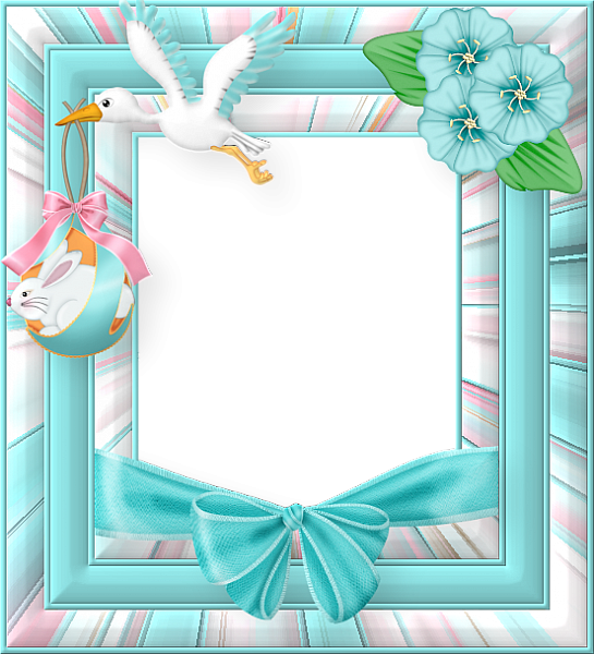 Frame Teal Transparent PNG Image
