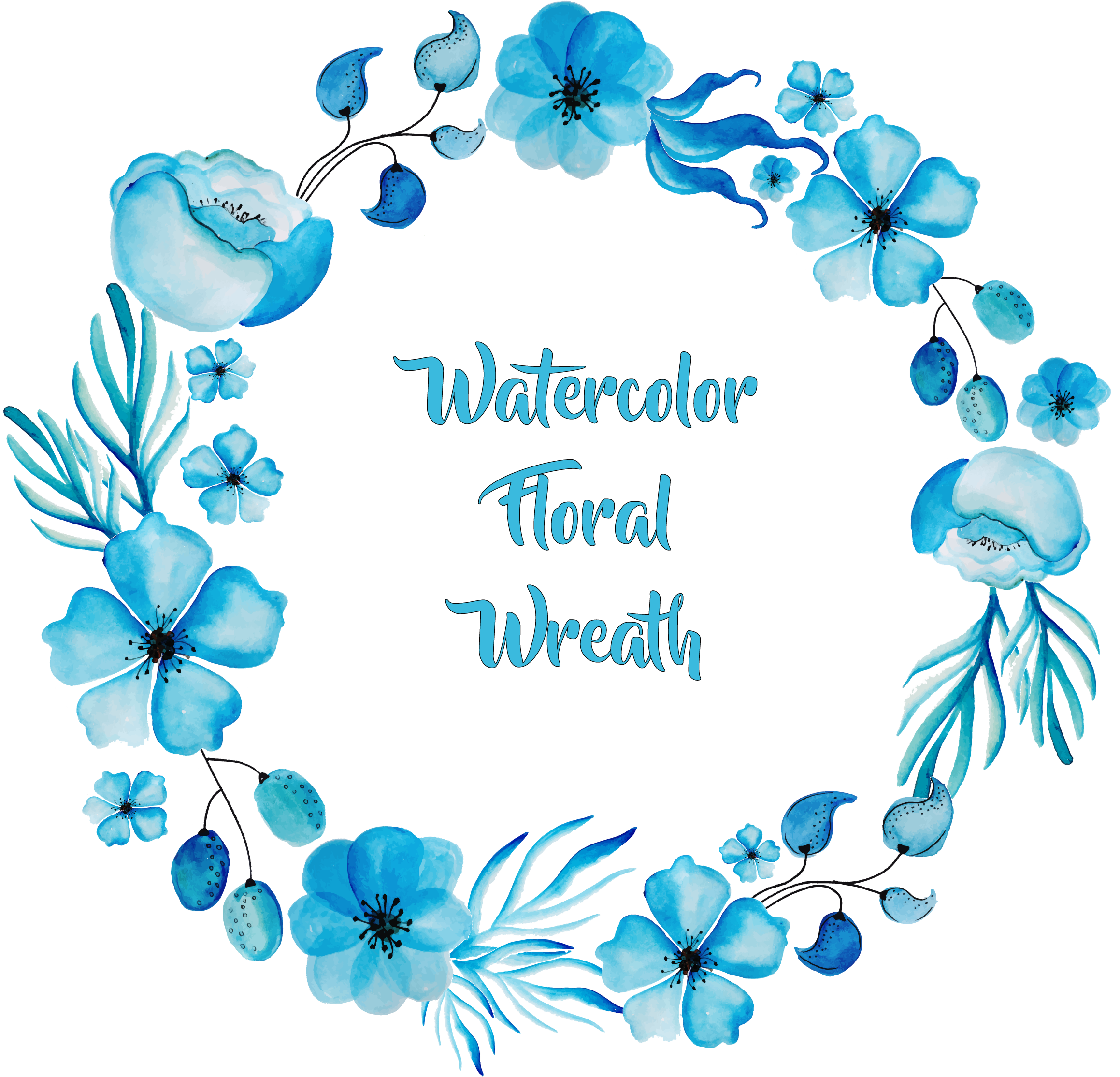 Frame Teal Transparent PNG Image