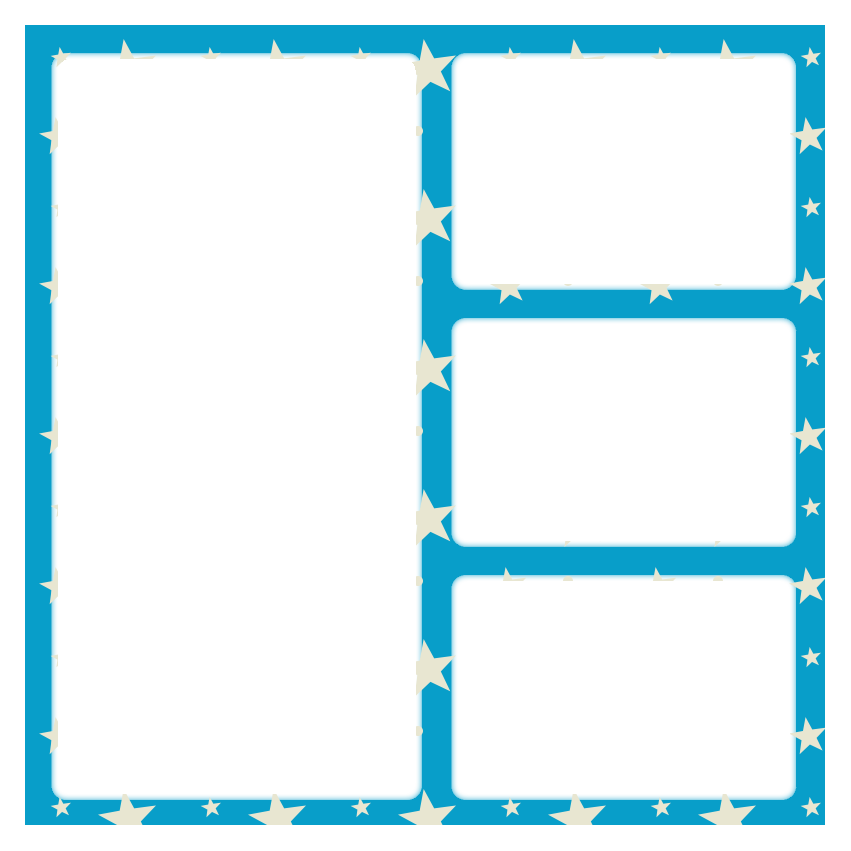 Frame Teal Transparent PNG Image