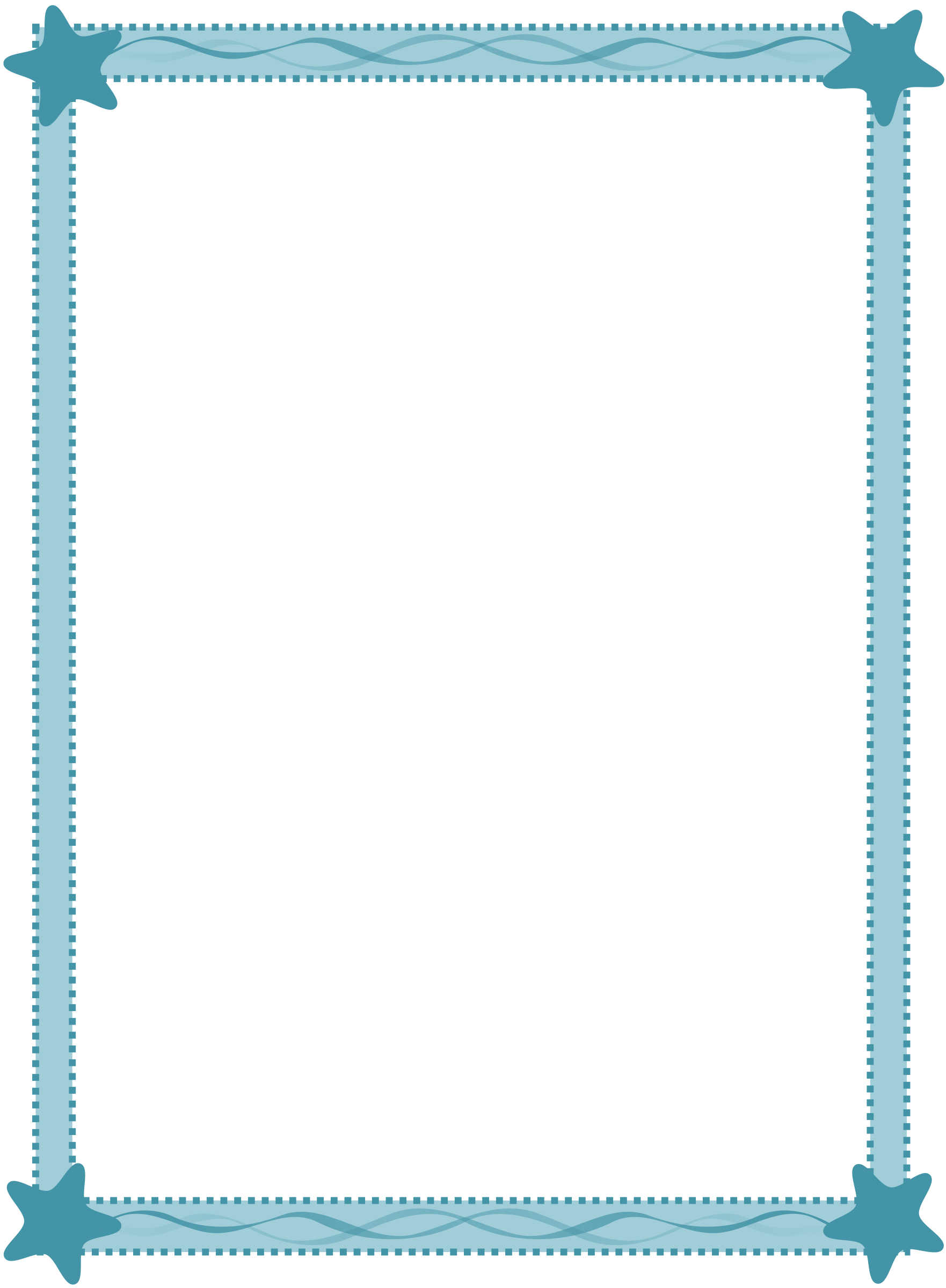 Frame Vector Teal Transparent PNG Image
