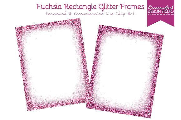 Border Frame Fuchsia File Transparent PNG Image