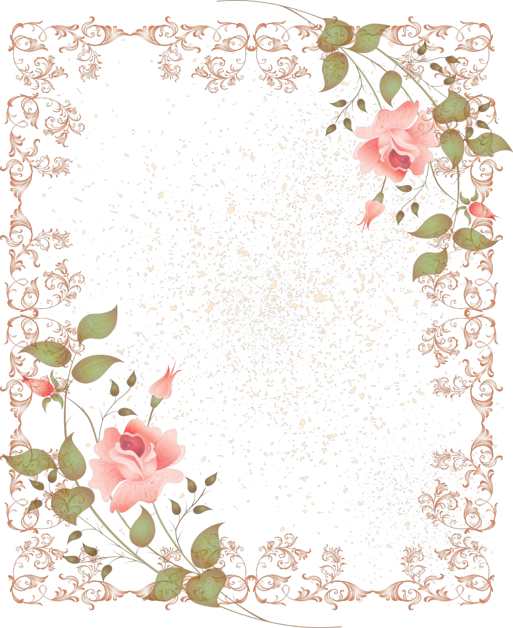 Funeral Vector Frame Transparent PNG Image