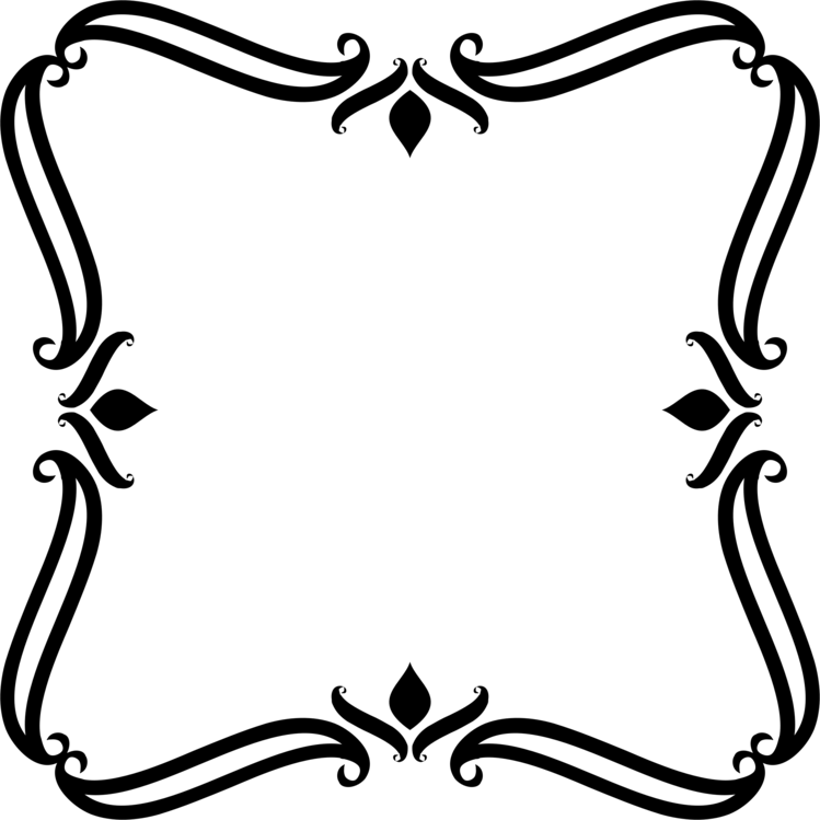Funeral Vector Frame Transparent PNG Image