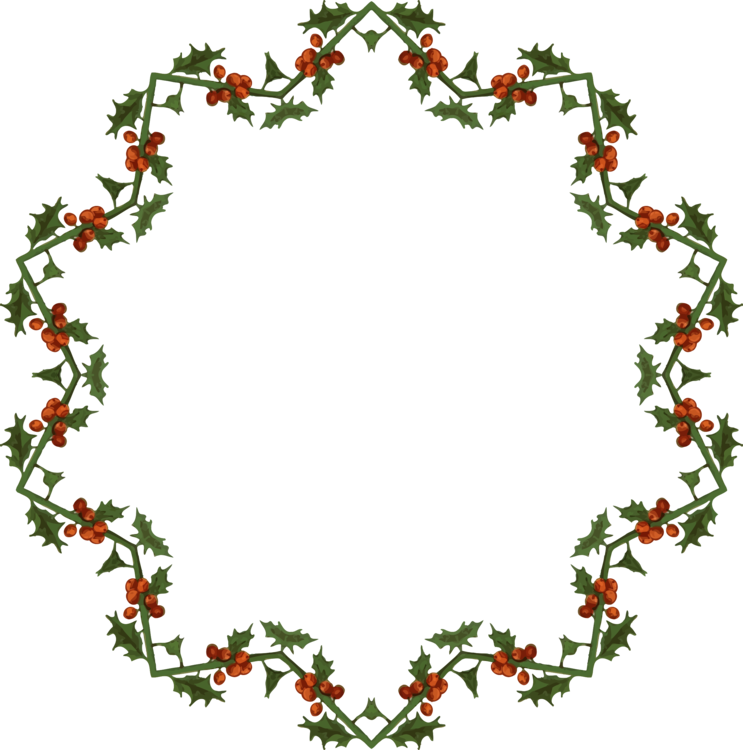 Frame Vector Circle Garland Transparent PNG Image