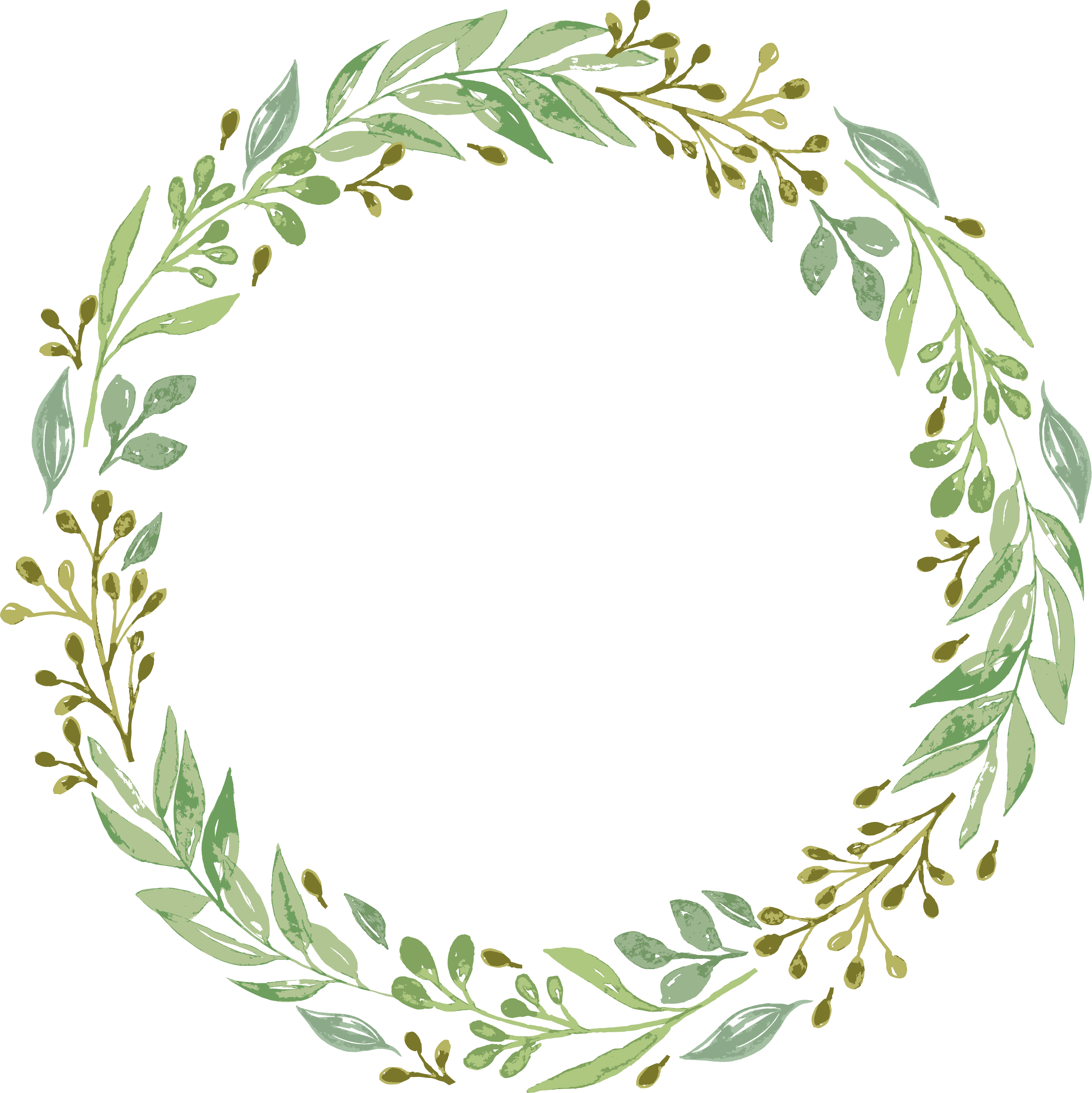 Frame Vector Circle Garland Transparent PNG Image