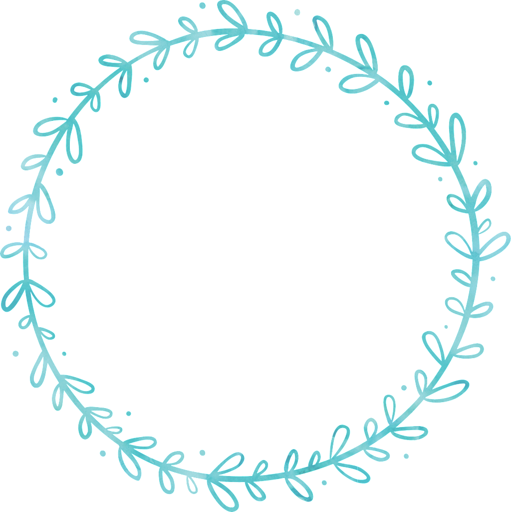 Frame Vector Circle Garland Transparent PNG Image