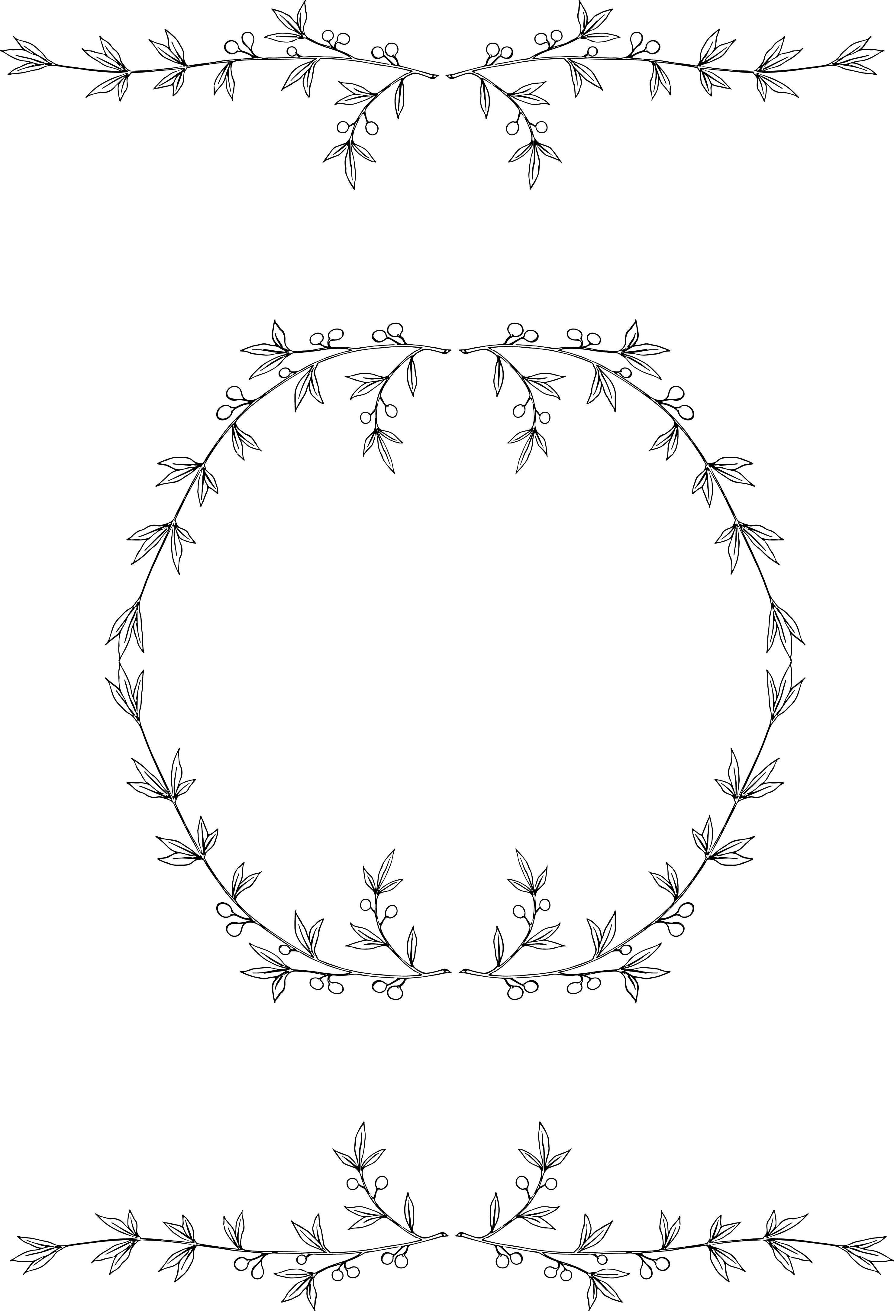 Frame Vector Garland Transparent PNG Image
