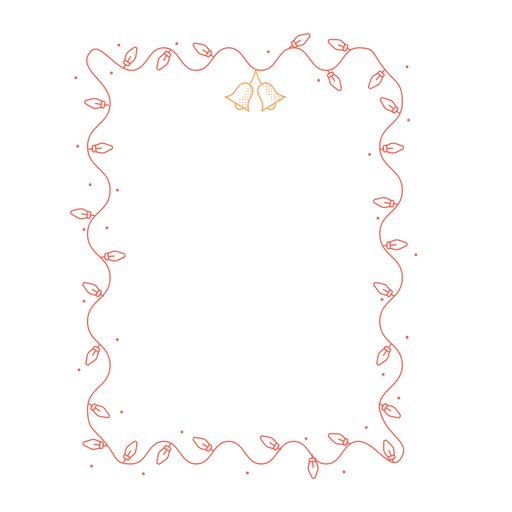 Frame Vector Garland Transparent PNG Image