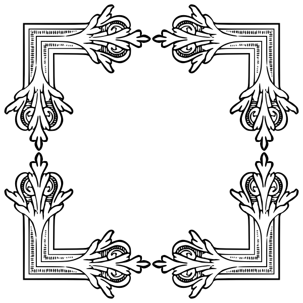 Frame Vector Garland Transparent PNG Image