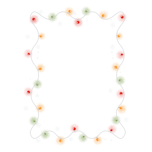Frame Vector Garland Transparent PNG Image