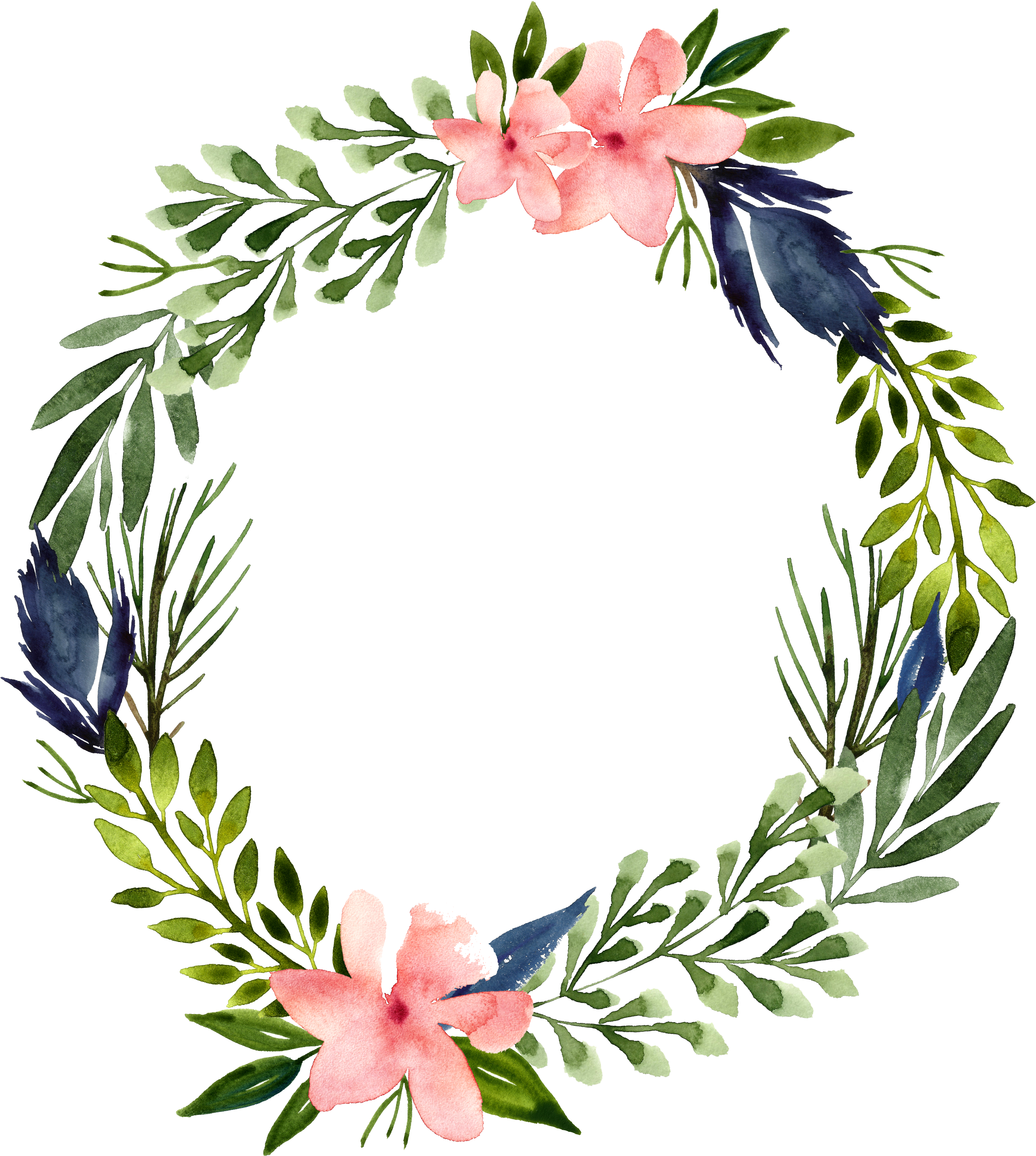 Round Garland Transparent PNG Image