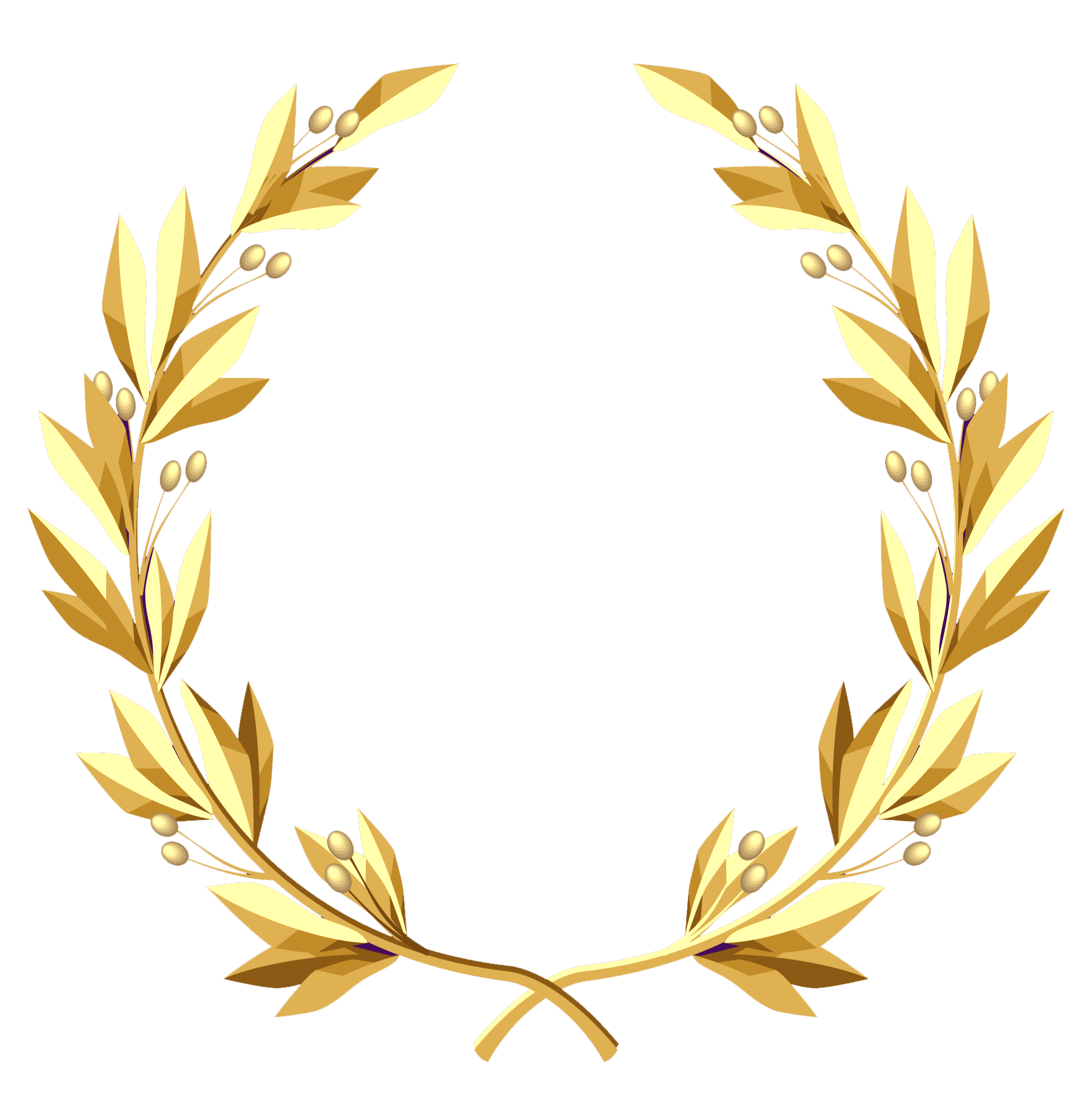 Garland Gold Transparent PNG Image