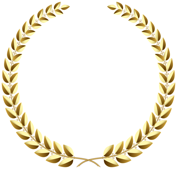 Pic Garland Gold Transparent PNG Image