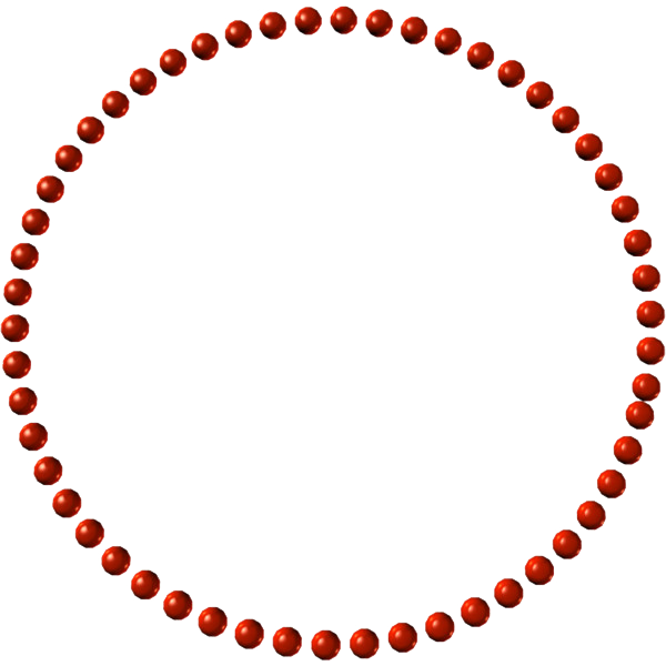 Round Frame Background Transparent PNG Image