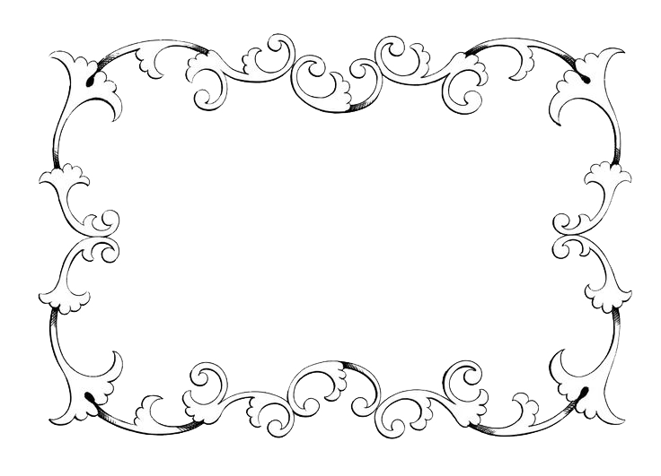 Vintage Border Frame Background Transparent PNG Image