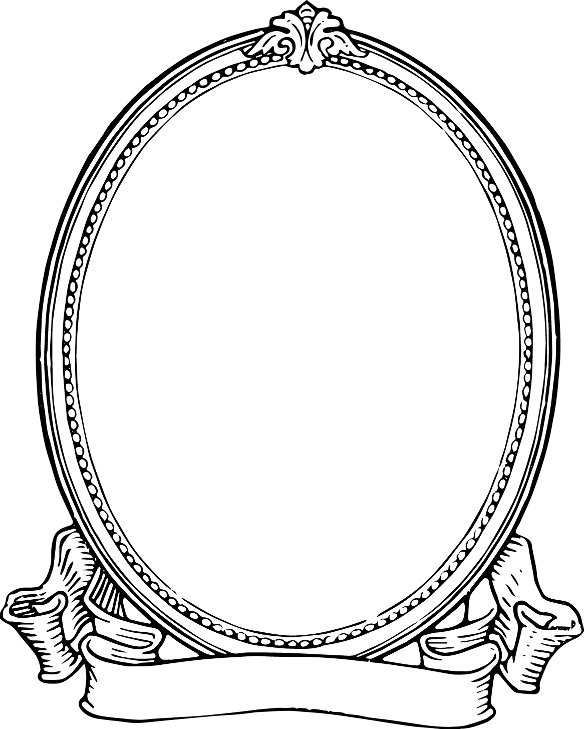Vintage Border Frame Transparent PNG Image
