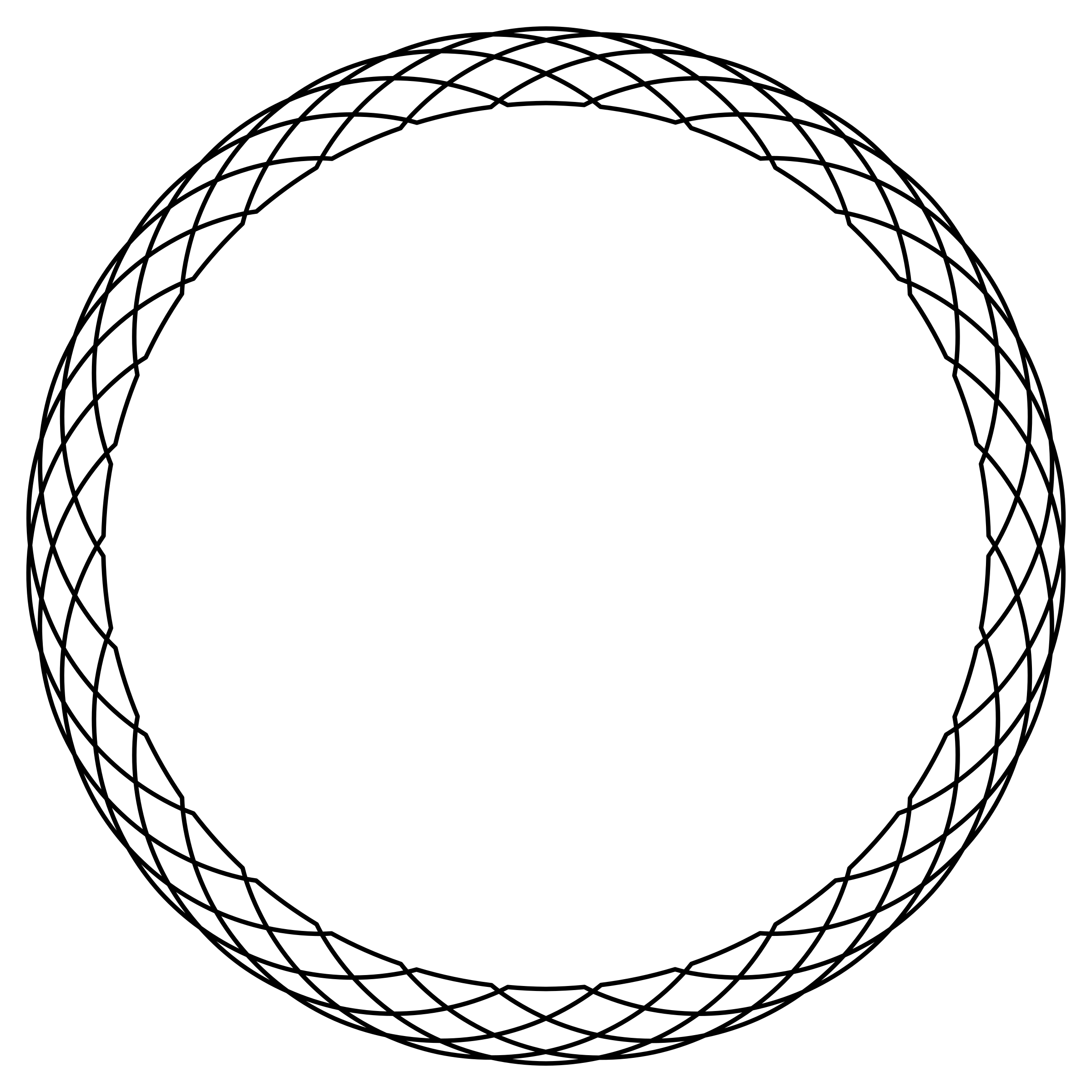 Round Frame Transparent PNG Image