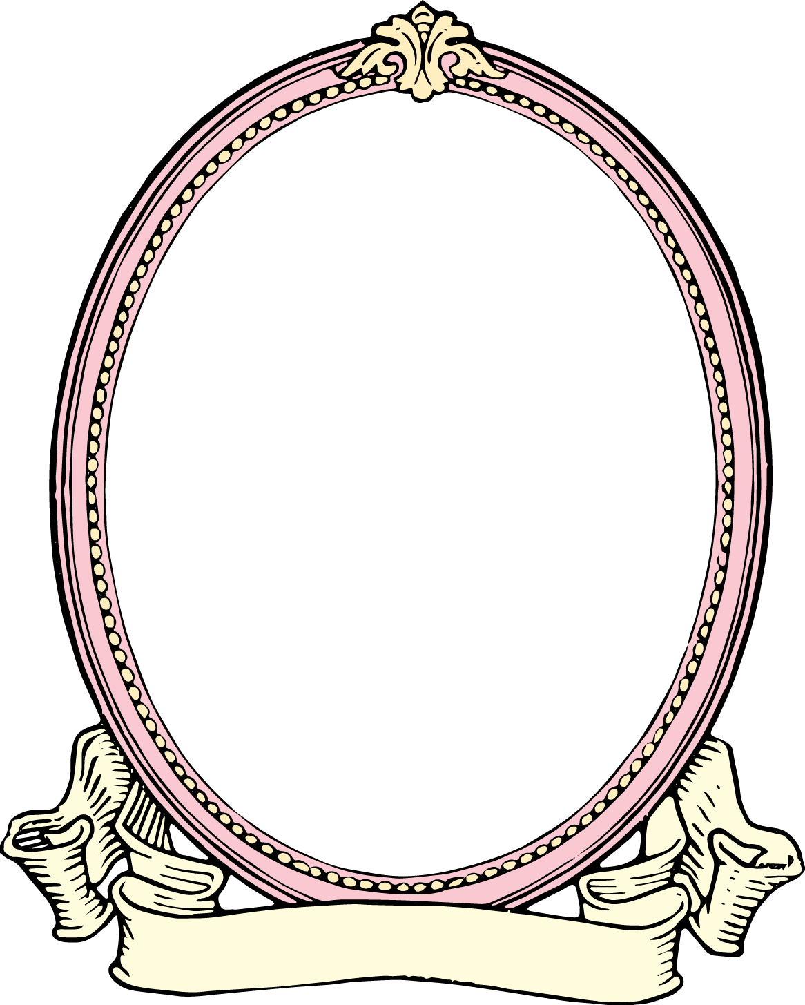 Vintage Border Frame Transparent PNG Image