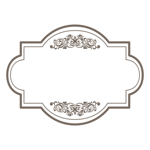 Floral Frame Transparent PNG Image
