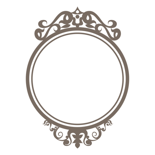 Round Frame Transparent PNG Image