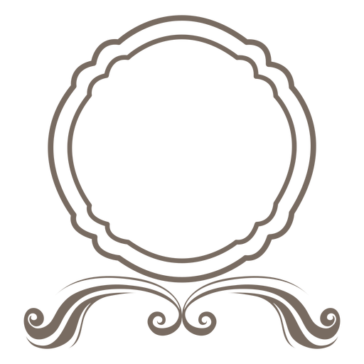 Round Frame Transparent PNG Image