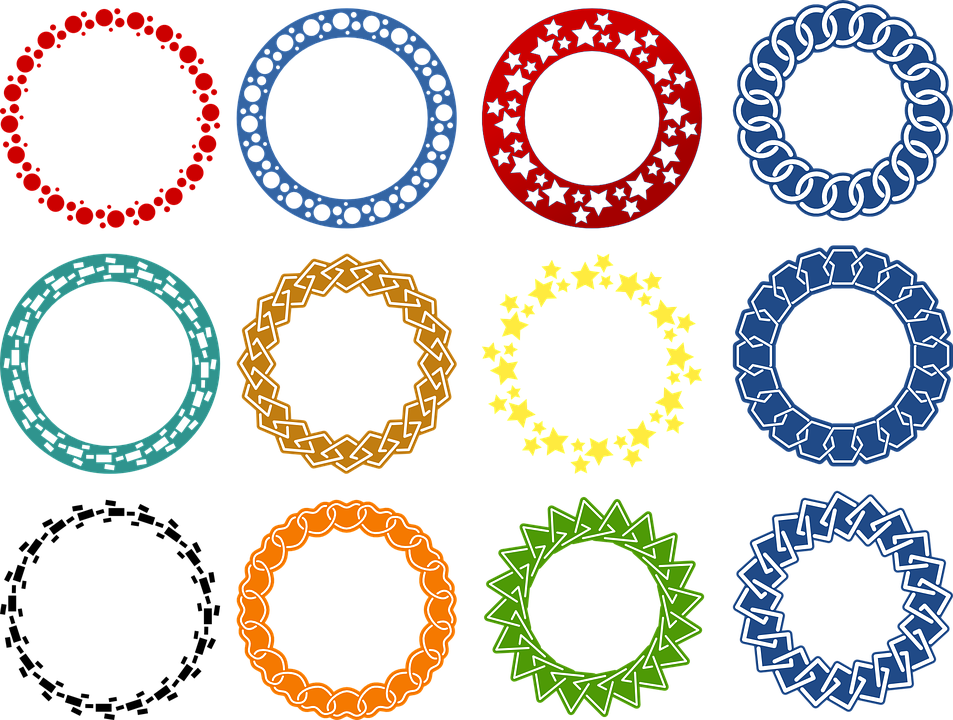 Round Frame Transparent PNG Image