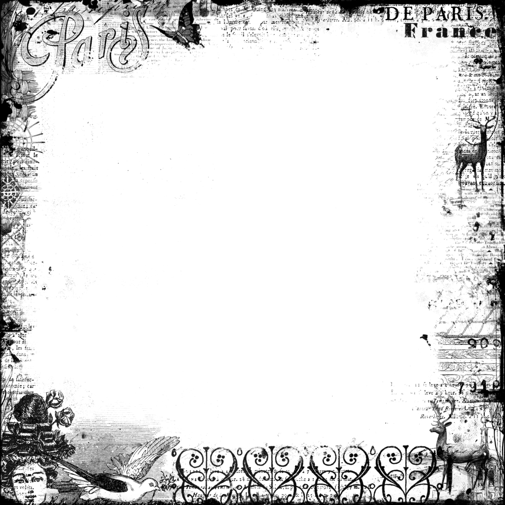 Vintage Frame Background Transparent PNG Image
