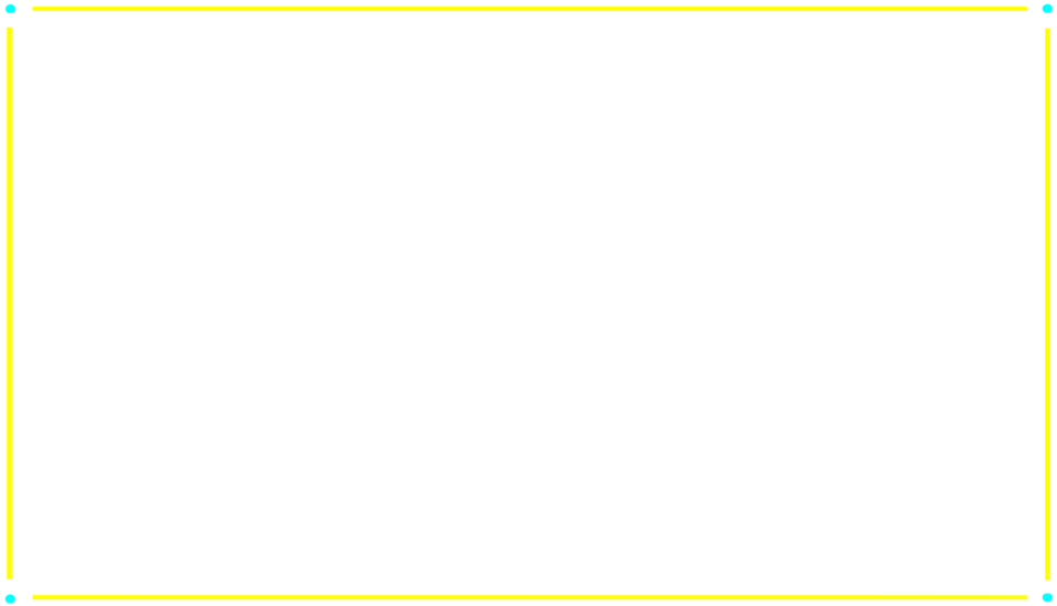 Yellow Border Frame Background Transparent PNG Image