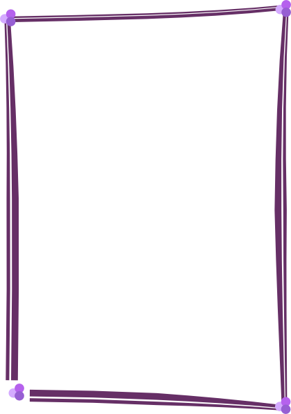 Purple Border Frame Transparent PNG Image