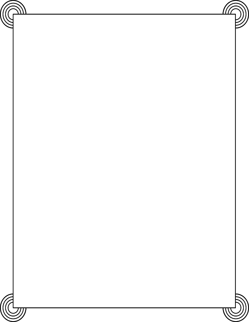White Border Frame Transparent PNG Image