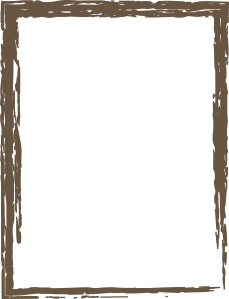 Brown Border Frame Transparent PNG Image