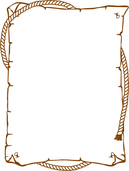 Brown Border Frame Transparent PNG Image