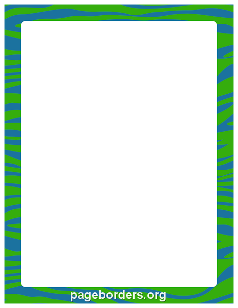 Green Border Frame Transparent PNG Image