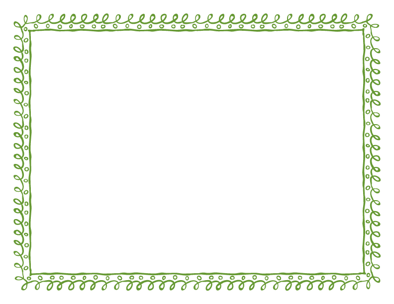 Green Border Frame Transparent PNG Image
