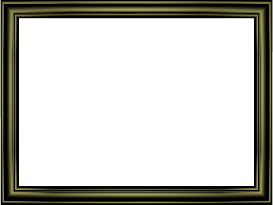 Black Border Frame Transparent PNG Image