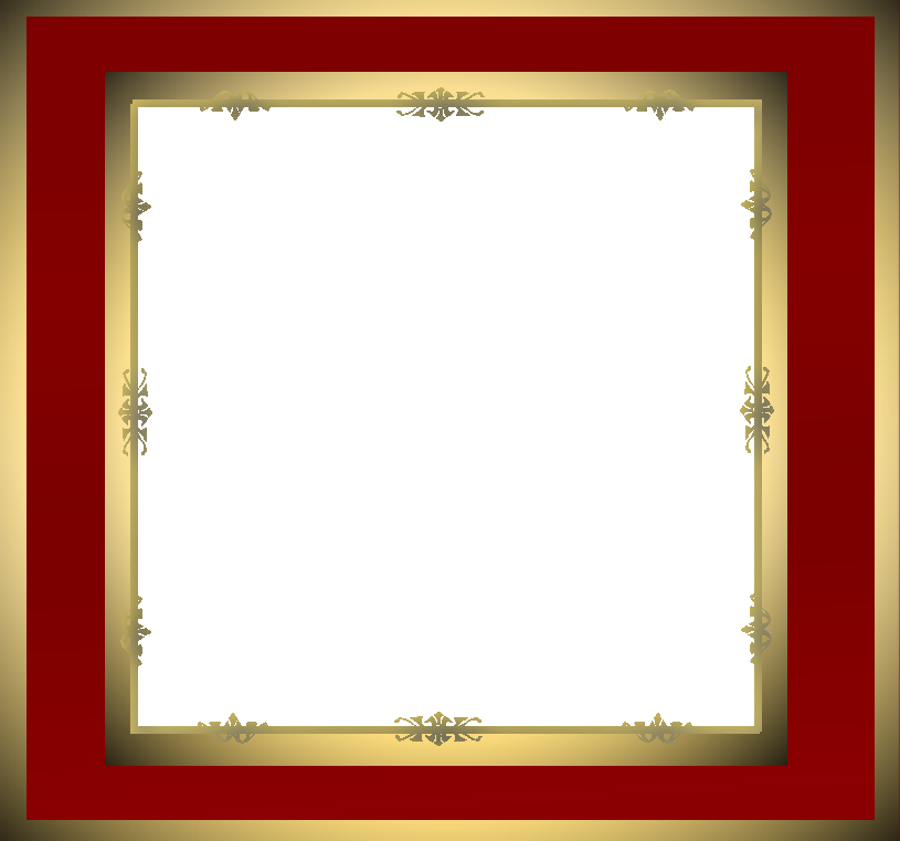 Red Border Frame Transparent PNG Image