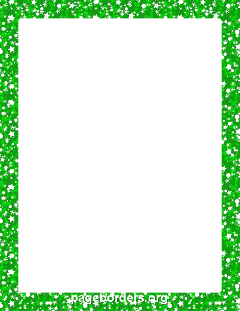 Green Border Frame Transparent PNG Image