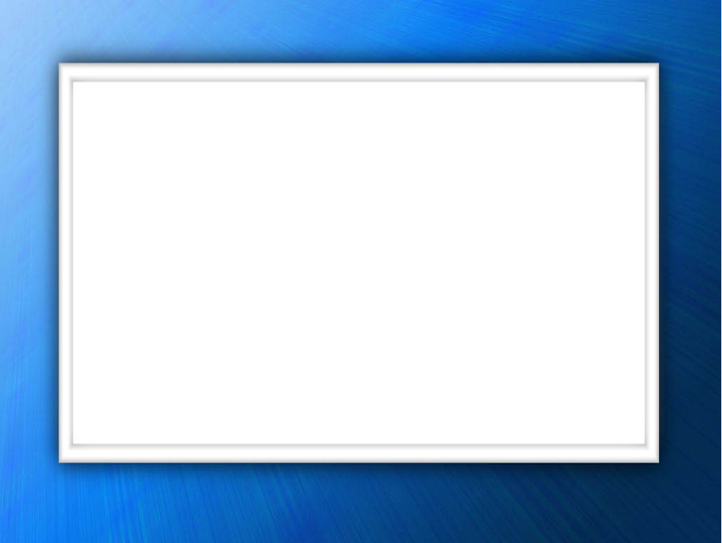 Blue Border Frame Transparent PNG Image