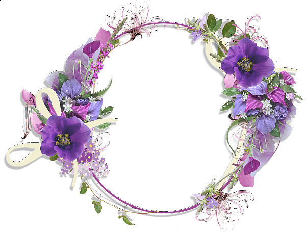 Purple Border Frame Transparent PNG Image