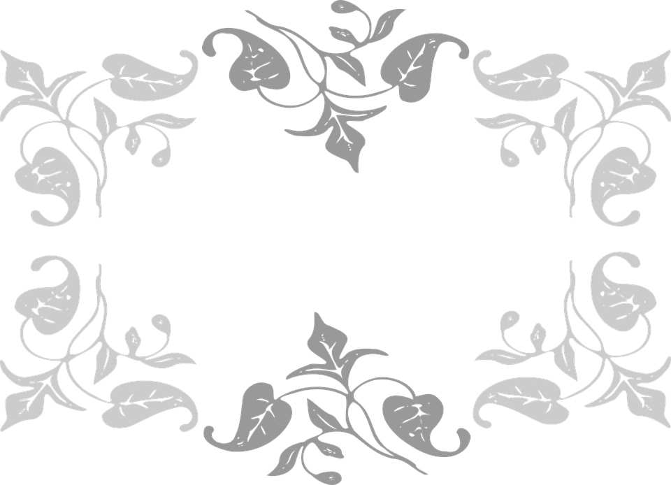 Gray Border Frame Transparent PNG Image